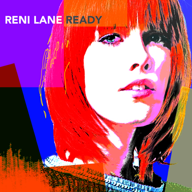 Ready album cover showing pop art interpretation of Reni Lane portrait